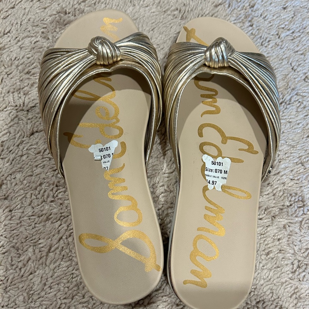 Gold Sam Edelman Sandals size 7